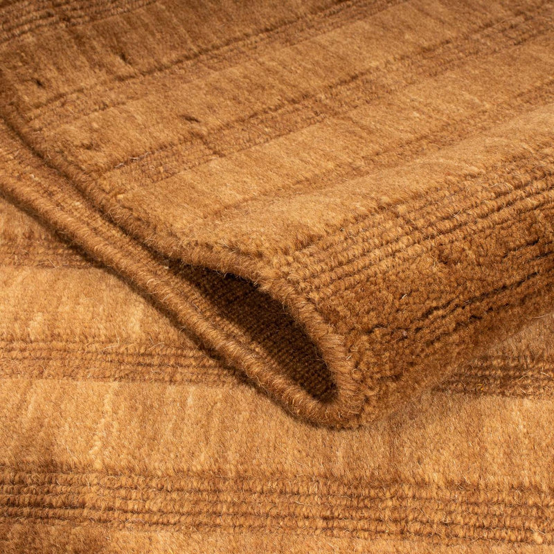 Alfombra Gabbeh - Loribaft Softy - 142 x 75 cm - marrón