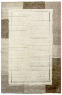 Alfombra de Nepal - 187 x 125 cm - beige