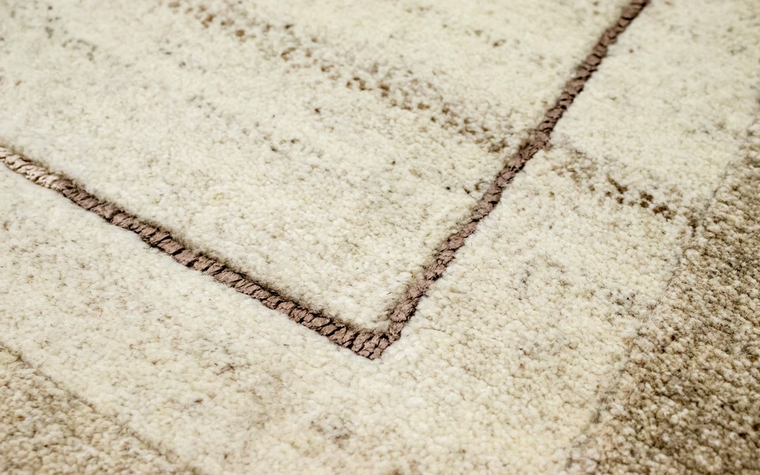 Alfombra de Nepal - 187 x 125 cm - beige