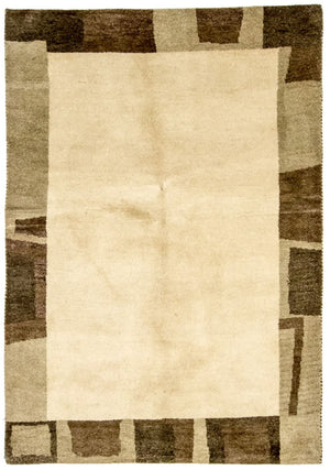 Alfombra Gabbeh - Indus - 203 x 143 cm - beige