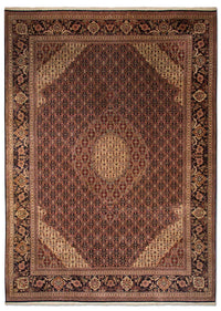 Alfombra Persa - Tabriz - Real - 353 x 252 cm - azul oscuro