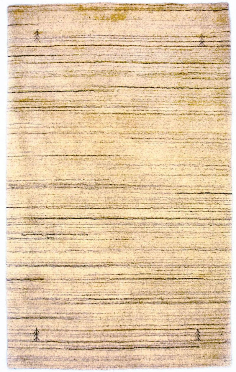 Alfombra de pasillo Alfombra de lana - 175 x 105 cm - multicolor