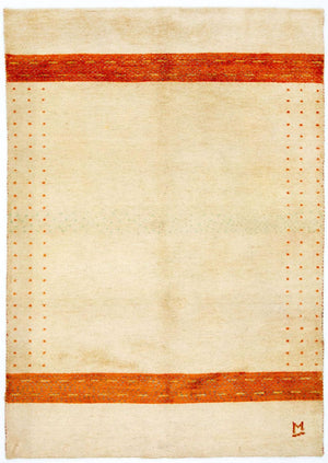 Alfombra Gabbeh - Indus - 195 x 139 cm - beige