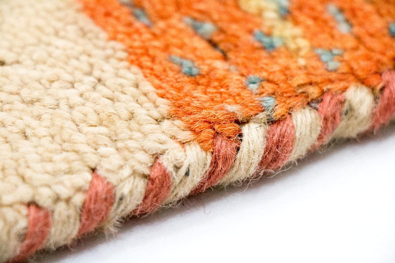 Alfombra Gabbeh - Indus - 195 x 139 cm - beige