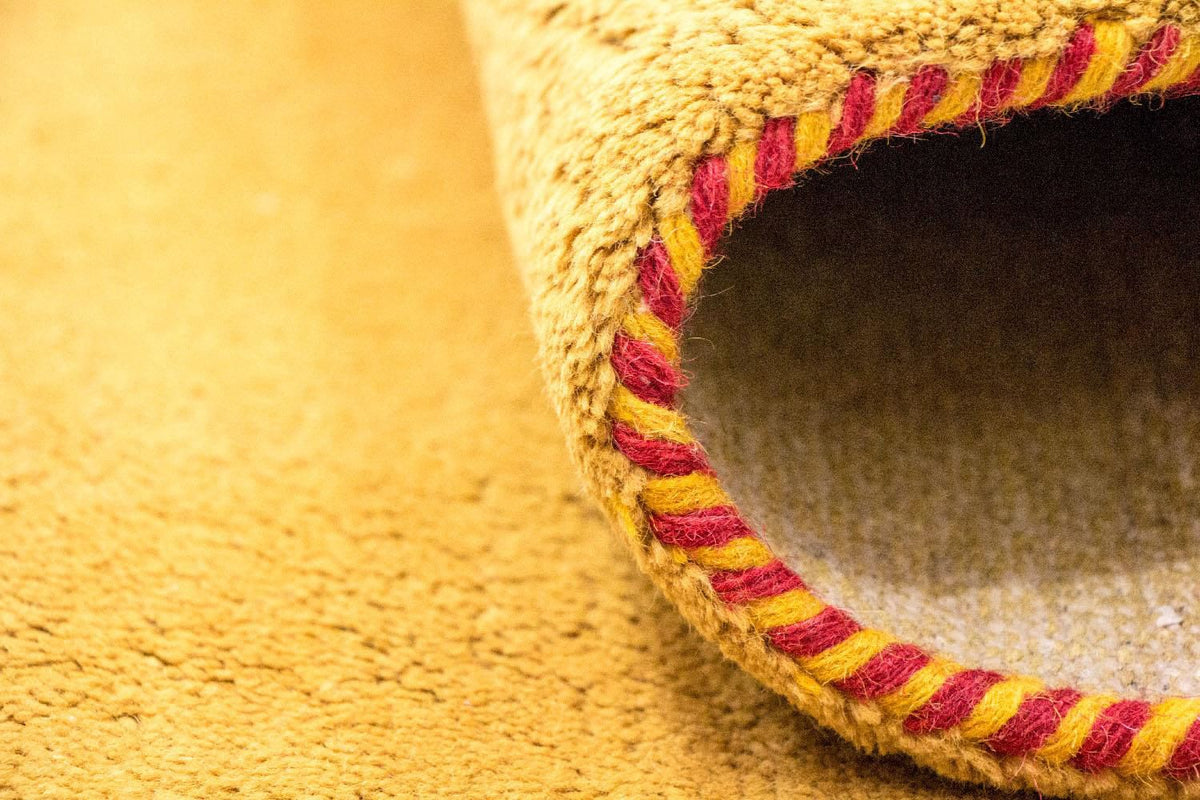 Alfombra Gabbeh - Indus - 202 x 141 cm - oro