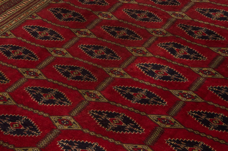 Alfombra afgana - Bukhara - 292 x 188 cm - rojo