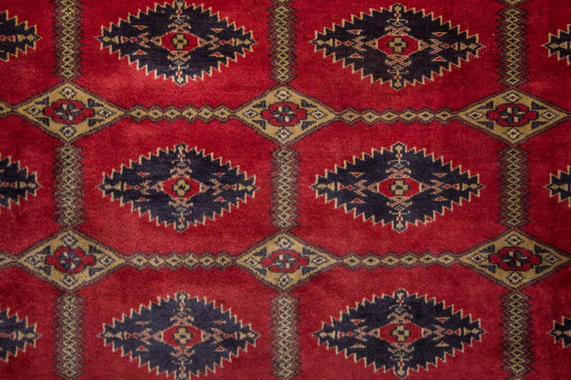 Alfombra afgana - Bukhara - 292 x 188 cm - rojo