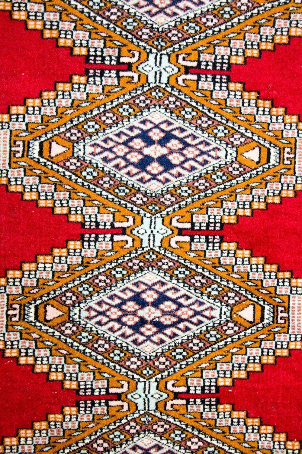 Alfombra afgana - Bukhara - 168 x 130 cm - rojo