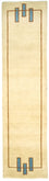 Alfombra de pasillo Alfombra Gabbeh - Indus - 298 x 80 cm - beige