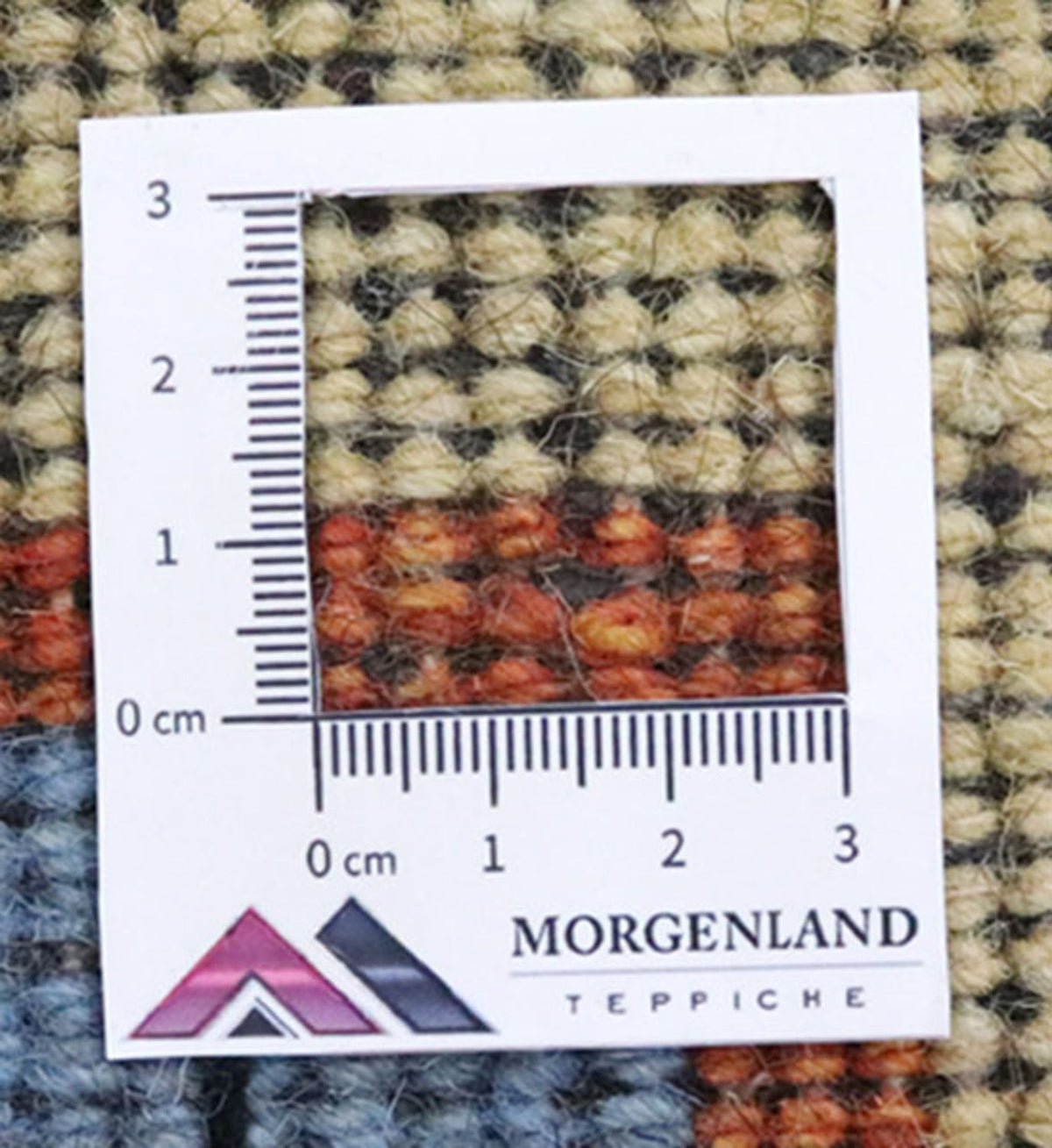 Alfombra de pasillo Alfombra Gabbeh - Indus - 298 x 80 cm - beige