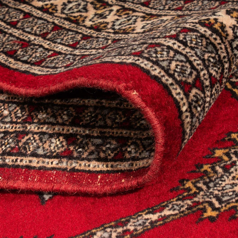 Alfombra de pasillo Alfombra Pakistani - 247 x 83 cm - rojo oscuro