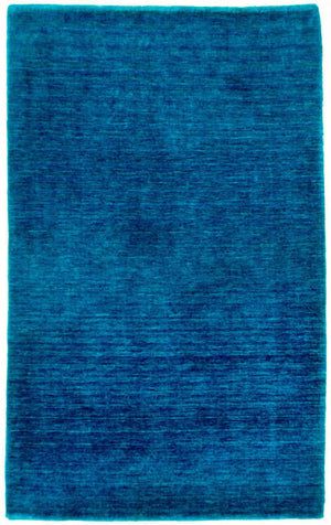 Alfombra de pasillo Alfombra de lana - 180 x 107 cm - azul