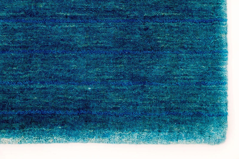 Alfombra de pasillo Alfombra de lana - 180 x 107 cm - azul