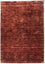 Alfombra de lana - 150 x 104 cm - marrón
