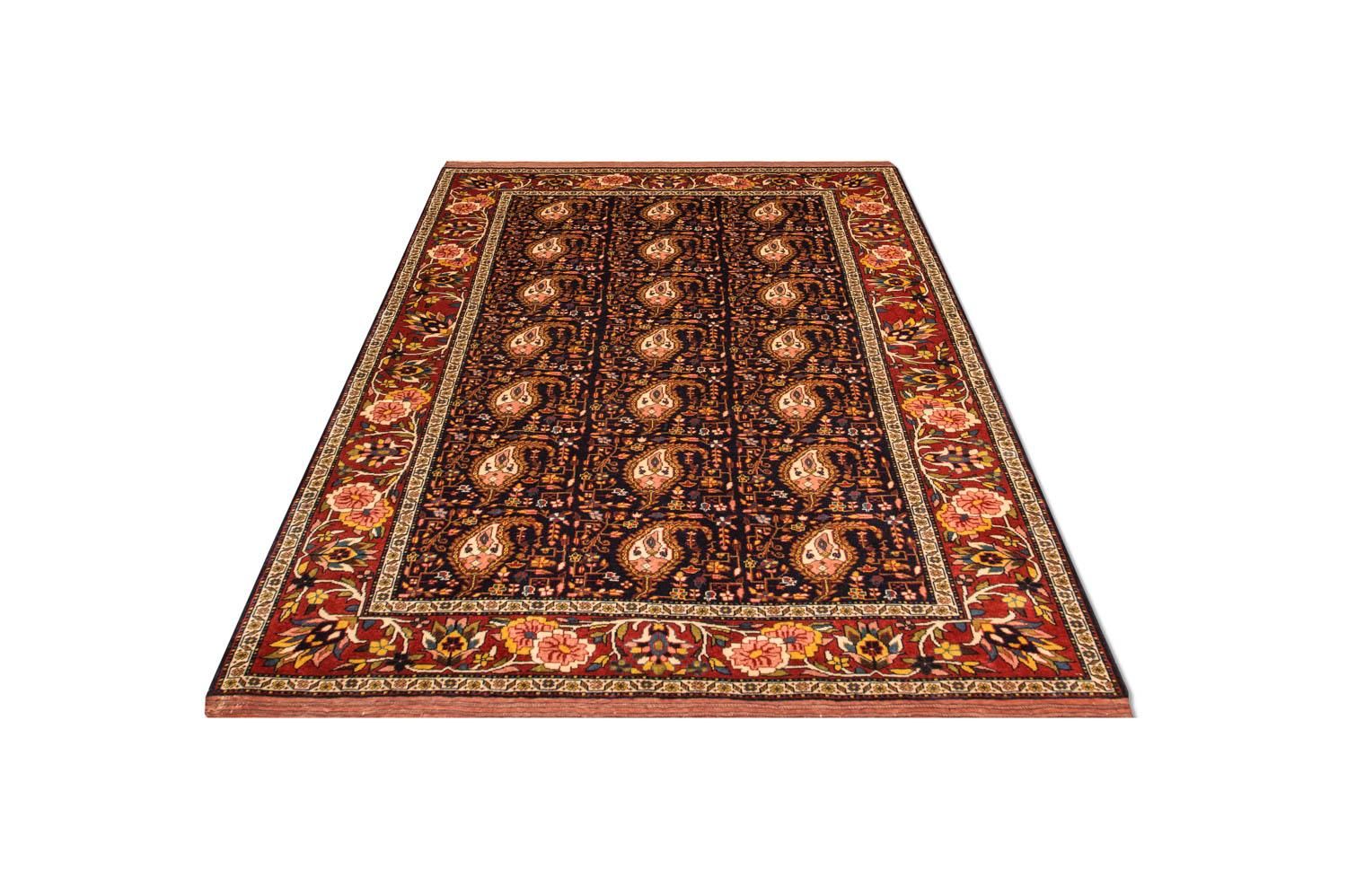 Alfombra persa - Clásica - 171 x 140 cm - azul oscuro