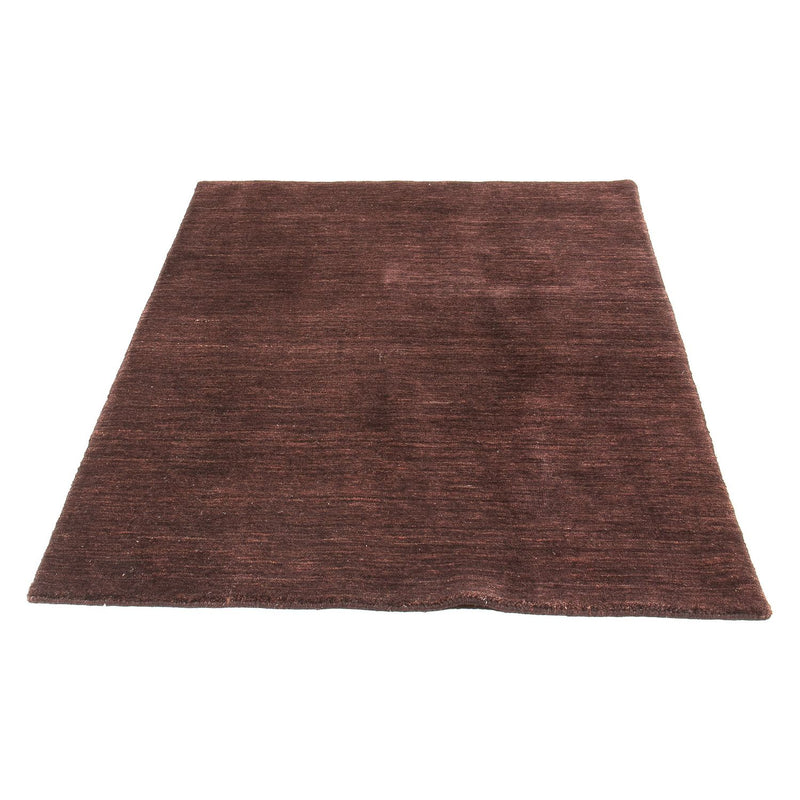 Alfombra Gabbeh - Loribaft Softy - 152 x 103 cm - marrón oscuro
