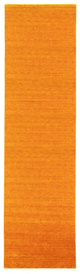 Alfombra de pasillo Alfombra Gabbeh - Indus - 350 x 80 cm - naranja