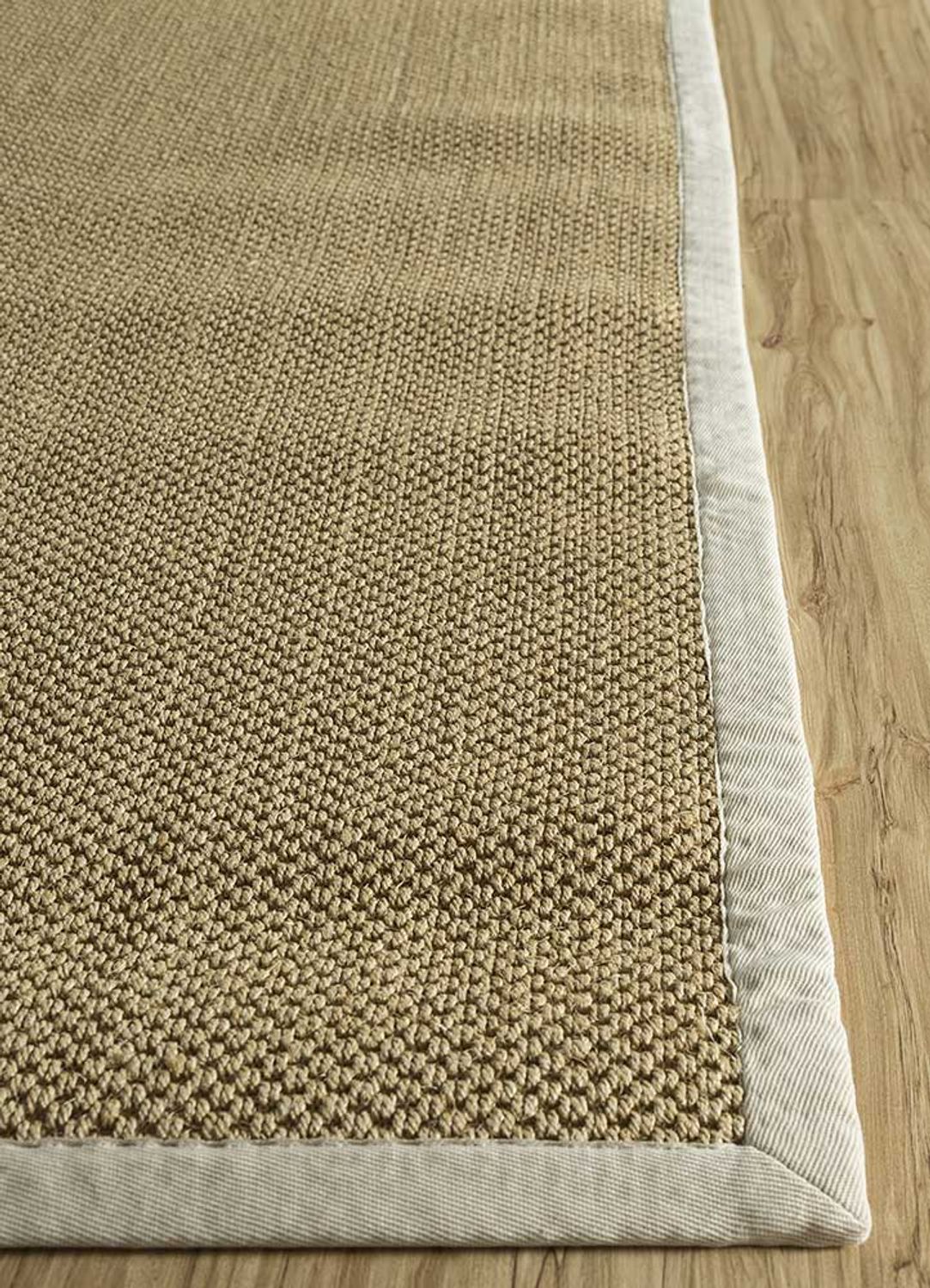 Alfombra de sisal - 150 x 90 cm - crema