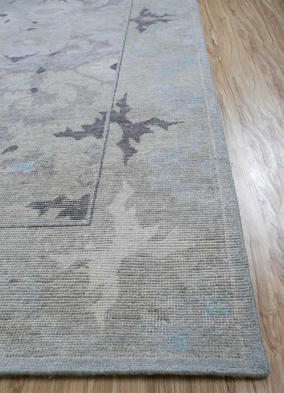 Alfombra de lana - 360 x 270 cm - plata