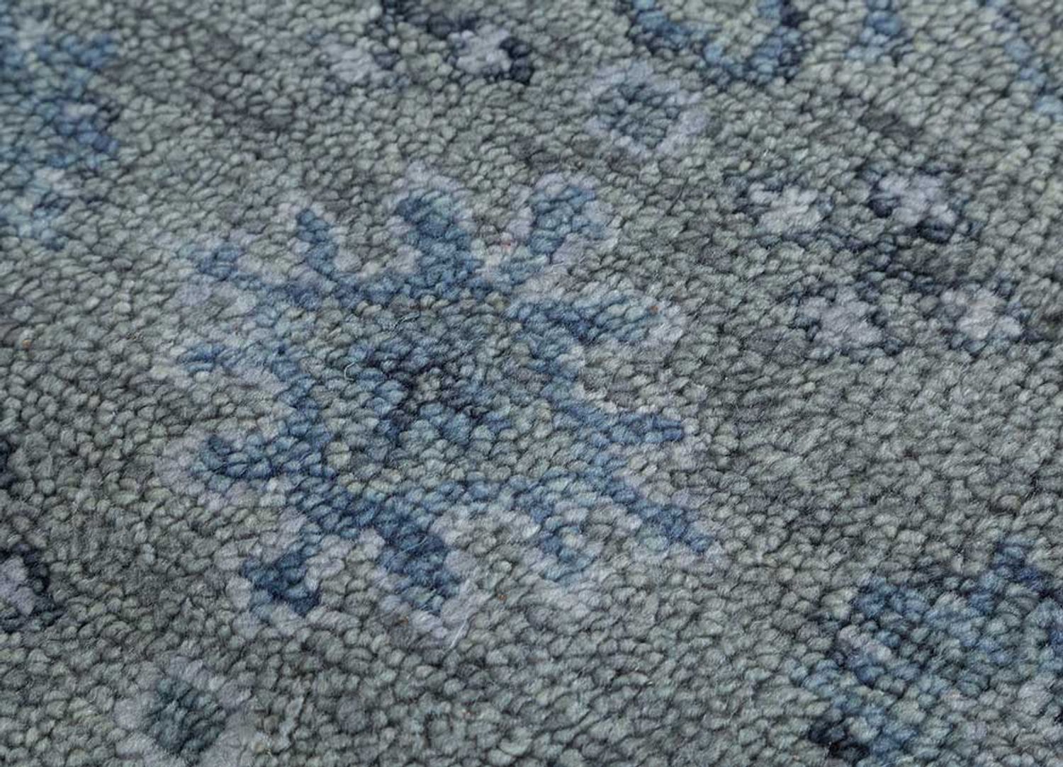 Alfombra de lana - 300 x 200 cm - azul oscuro