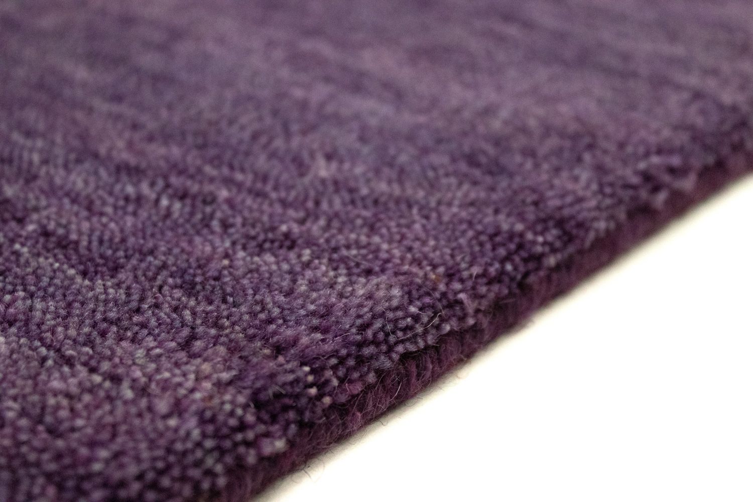 Alfombra de pasillo Alfombra Gabbeh - Indus - 400 x 80 cm - púrpura