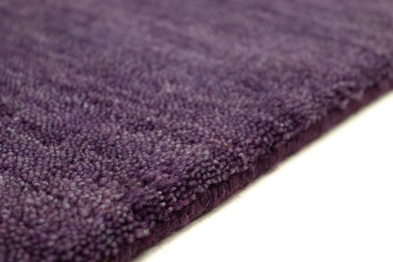 Alfombra de pasillo Alfombra Gabbeh - Indus - 400 x 80 cm - púrpura