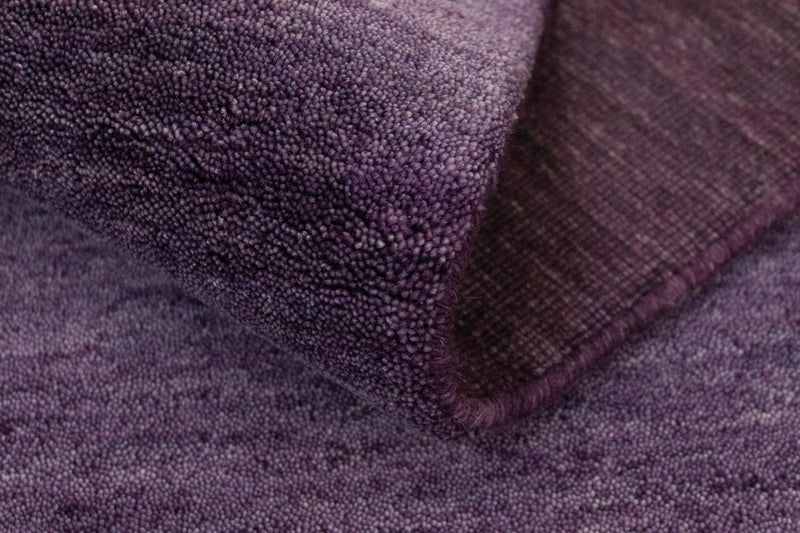 Alfombra de pasillo Alfombra Gabbeh - Indus - 400 x 80 cm - púrpura