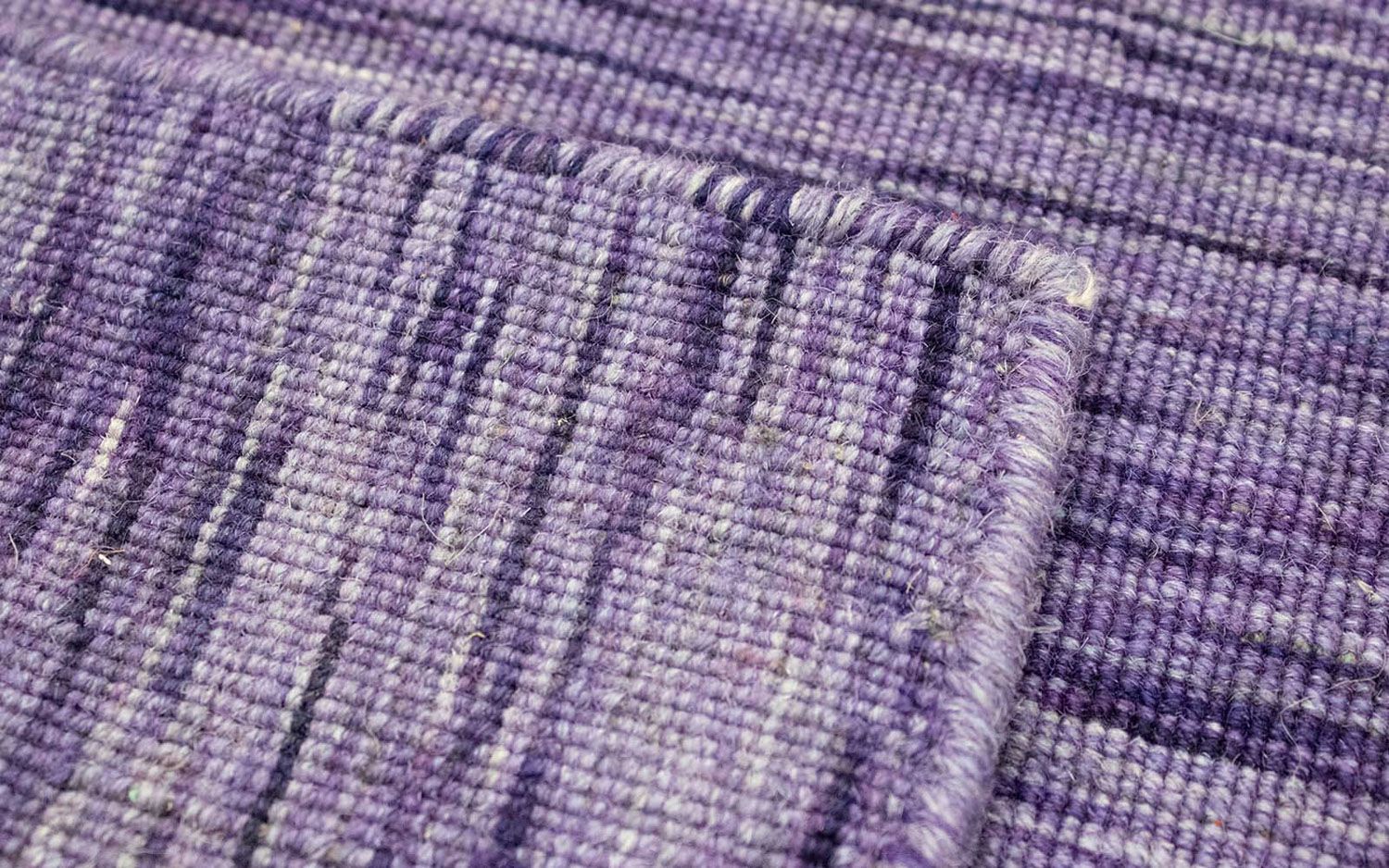 Alfombra de lana - 90 x 60 cm - púrpura