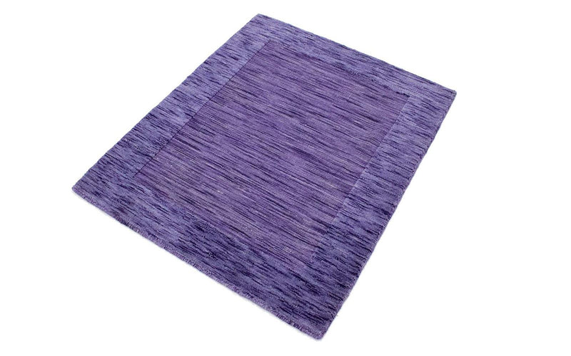 Alfombra de lana - 90 x 60 cm - púrpura