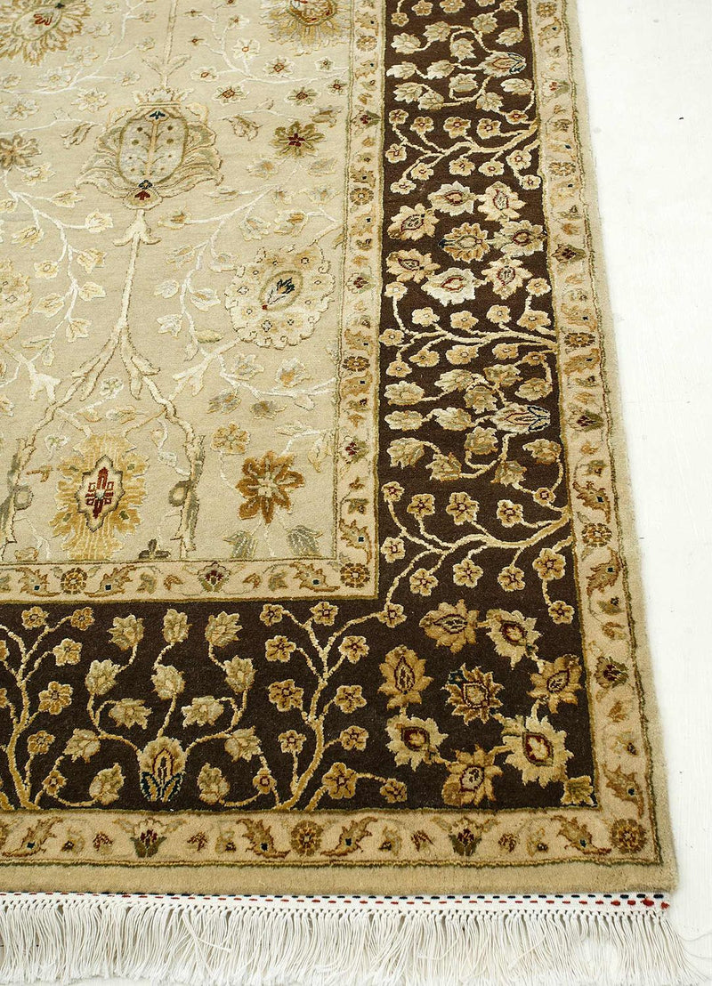 Alfombra de lana - 295 x 208 cm - crema