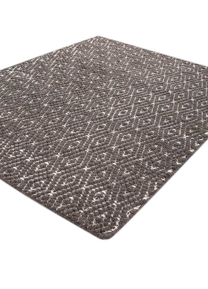 Alfombra de lana - 180 x 120 cm - antracita