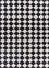Alfombra de lana - 280 x 182 cm - blanco y negro