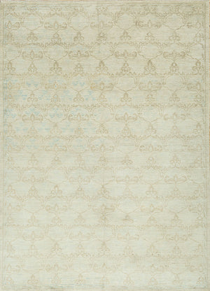 Alfombra de lana - 268 x 188 cm - crema