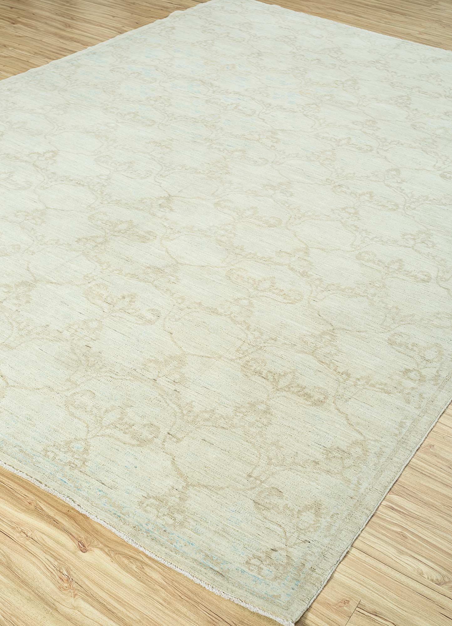 Alfombra de lana - 268 x 188 cm - crema