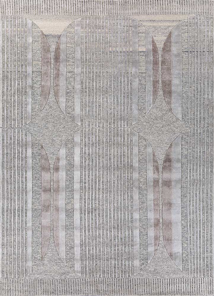 Alfombra de diseño - 270 x 180 cm - plata