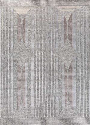 Alfombra de diseño - 270 x 180 cm - plata