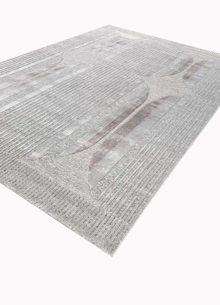 Alfombra de diseño - 270 x 180 cm - plata