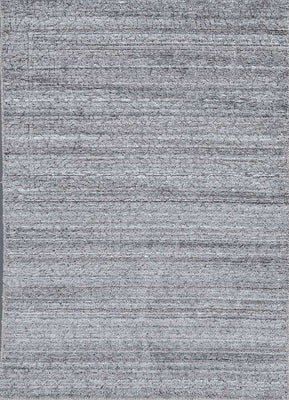 Alfombra de viscosa - 120 x 75 cm - gris