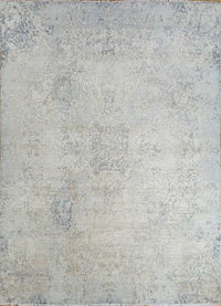Alfombra de lana - 298 x 235 cm - plata