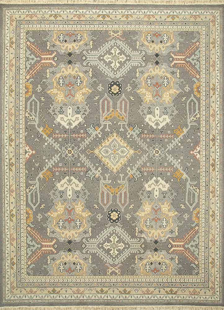 Alfombra de lana - 90 x 60 cm - verde oliva