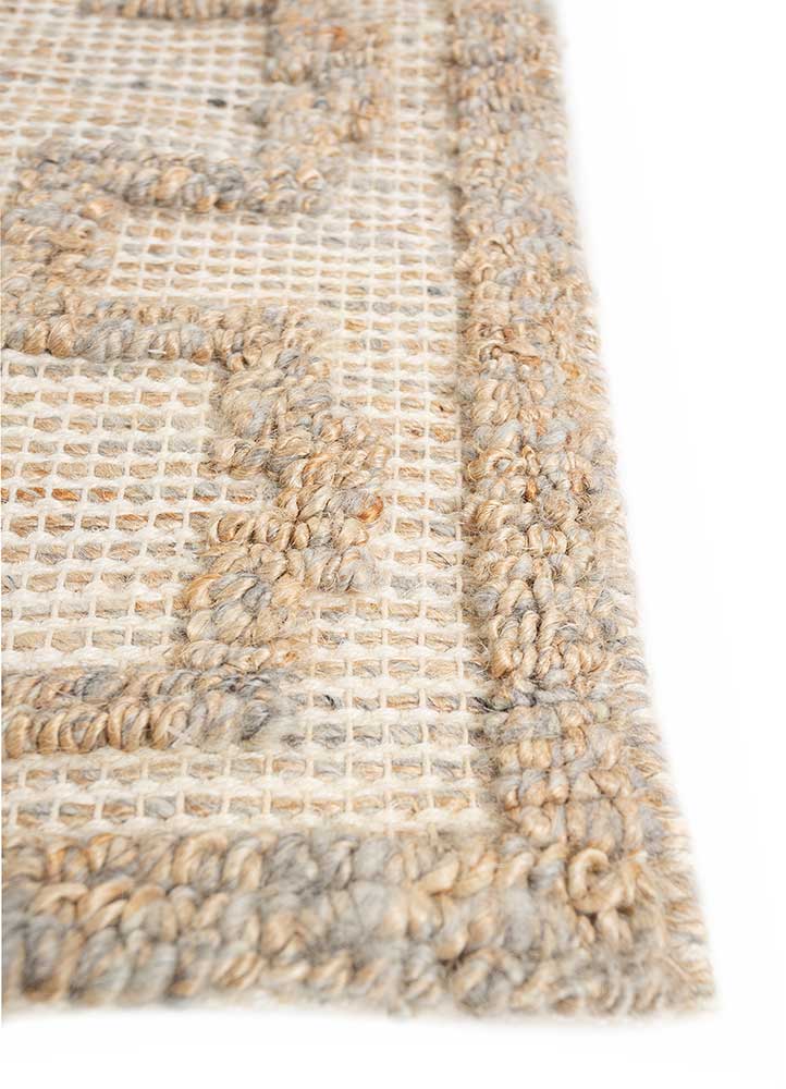 Alfombra de yute - 200 x 140 cm - natural