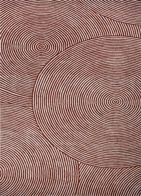 Alfombra de lana - 465 x 263 cm - rojo