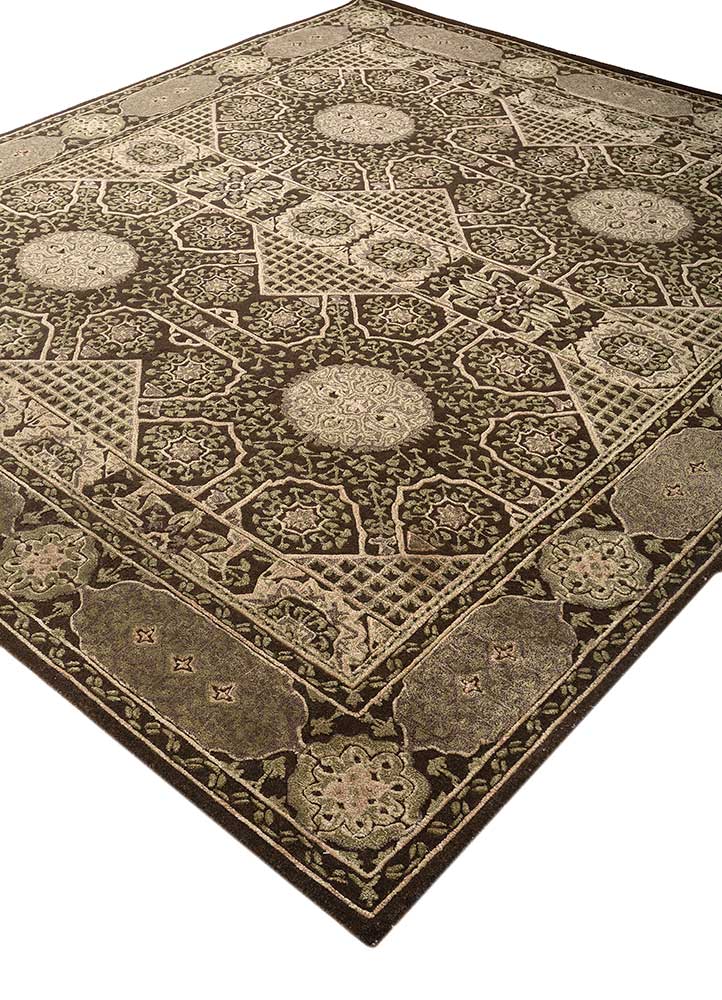 Alfombra de lana - 270 x 240 cm - beige