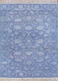 Alfombra de lana - 150 x 75 cm - azul marino