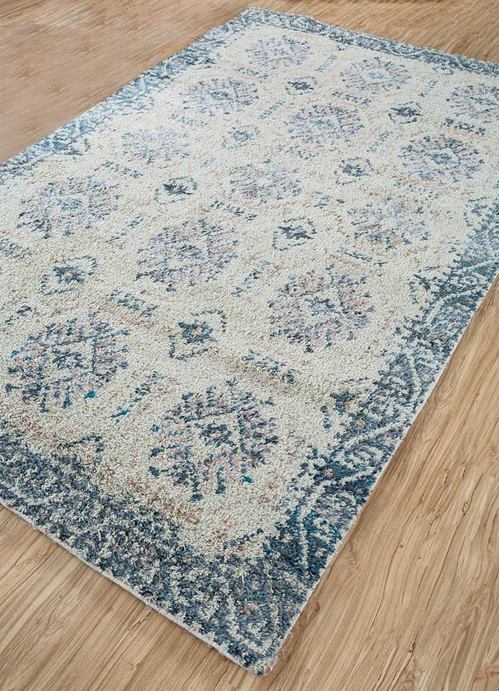 Alfombra - 255 x 150 cm - azul claro