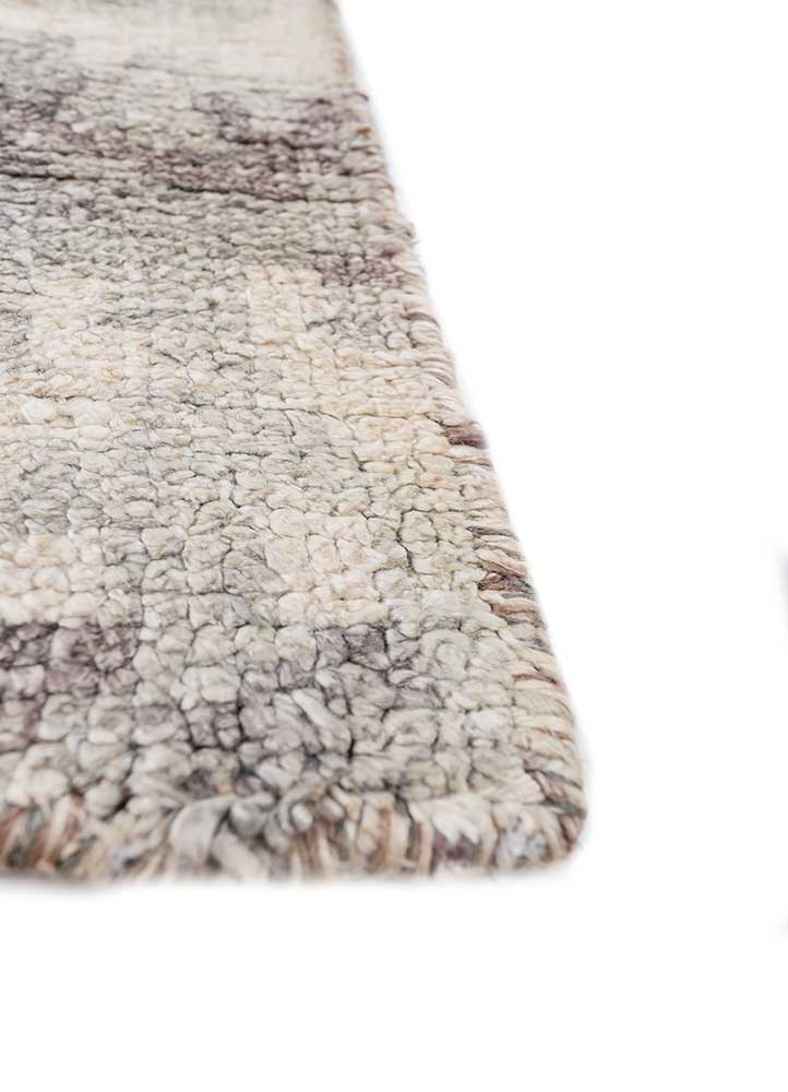 Alfombra de viscosa - 375 x 210 cm - gris