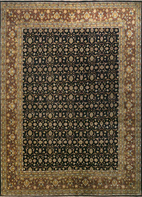 Alfombra de lana - 450 x 360 cm - azul