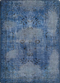 Alfombra de lana - 180 x 120 cm - azul