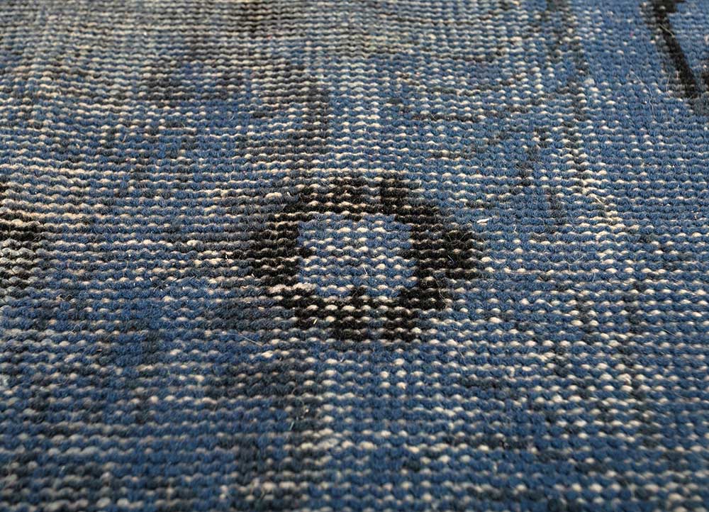 Alfombra de lana - 180 x 120 cm - azul