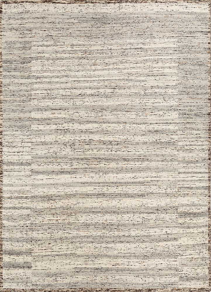 Alfombra de lana - 285 x 255 cm - gris claro